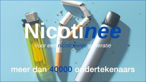 meer dan 40000 ondertekenaars voor nicotinee