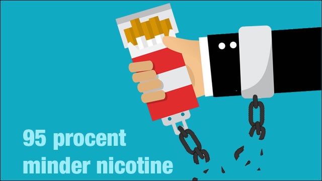 95 percent less nicotine-1