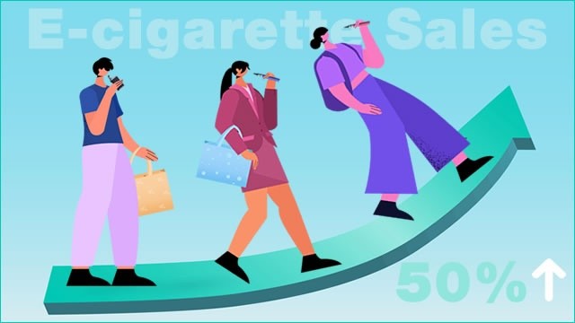 e-sigaret verkoop vs stijgt met 50 procent-1
