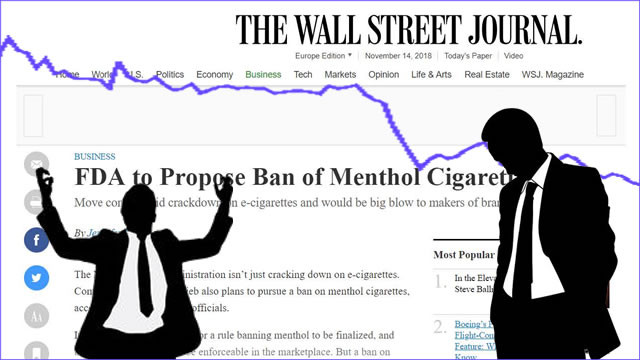 tobacco shares down-1