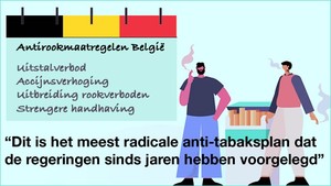 belgische overheid voert batterij antirookmaatregelen in