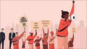 big tobacco behind save our stores campaign