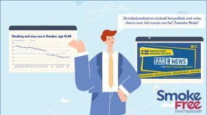 minder zweedse rokers is geen verdienste van snus