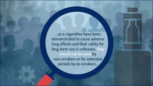 no to ecigs