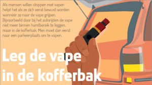 stoppen met vapen vergt andere benadering