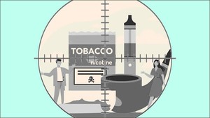strijd tegen nicotine industrie
