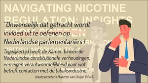 van ooijen kamer beslist zelf over toelaten tabakslobby