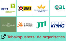 tabakspushers: de organisaties